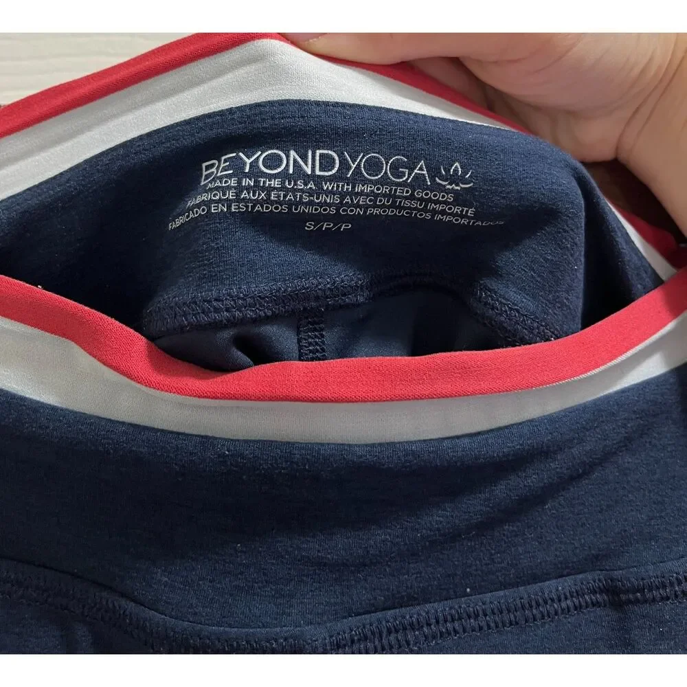 Beyond Yoga Spacedye Sea You There Wrap Skort Size Small Blue Athletic - Picture 6 of 10